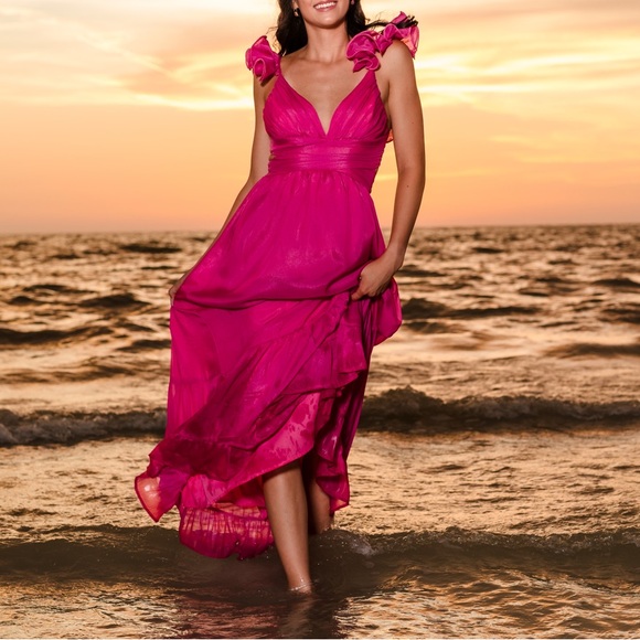 Formal Pink Dress - Picture 2 of 5